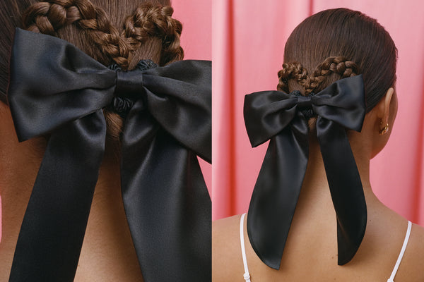 Black Hair Bow