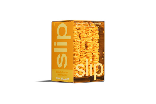 Back to School Golden Skinny Scrunchies