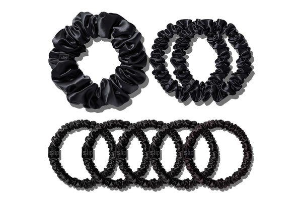 Assorted Scrunchies Mega Set - Black