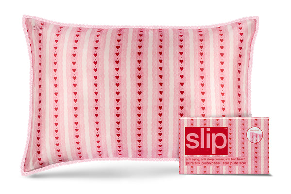 Sweetie Queen Zippered Pillowcase with Lace Trim