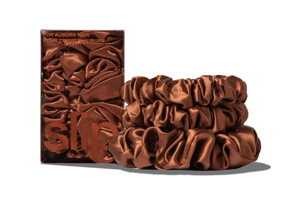 Back To Basics Auburn Midi/Large Scrunchie Set