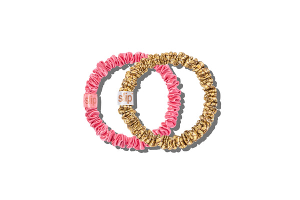 Medusa Blush Duo Skinny Scrunchies