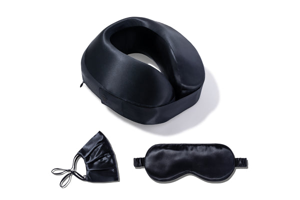 Schwarzes Vielflieger-Reiseset