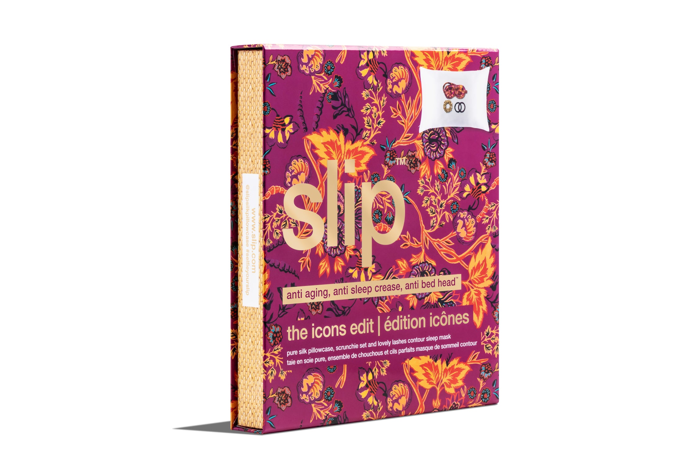 SLIP hotsell The Medusa Pure Silk Pillowcase & Scrunchies Gift Set