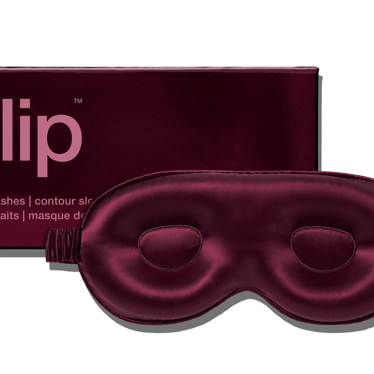Crimson Contour Sleep Mask
