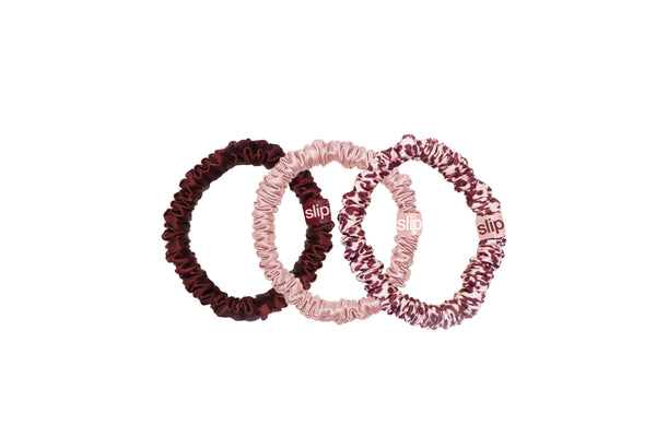 Plum Perfect Trio Skinny Scrunchies