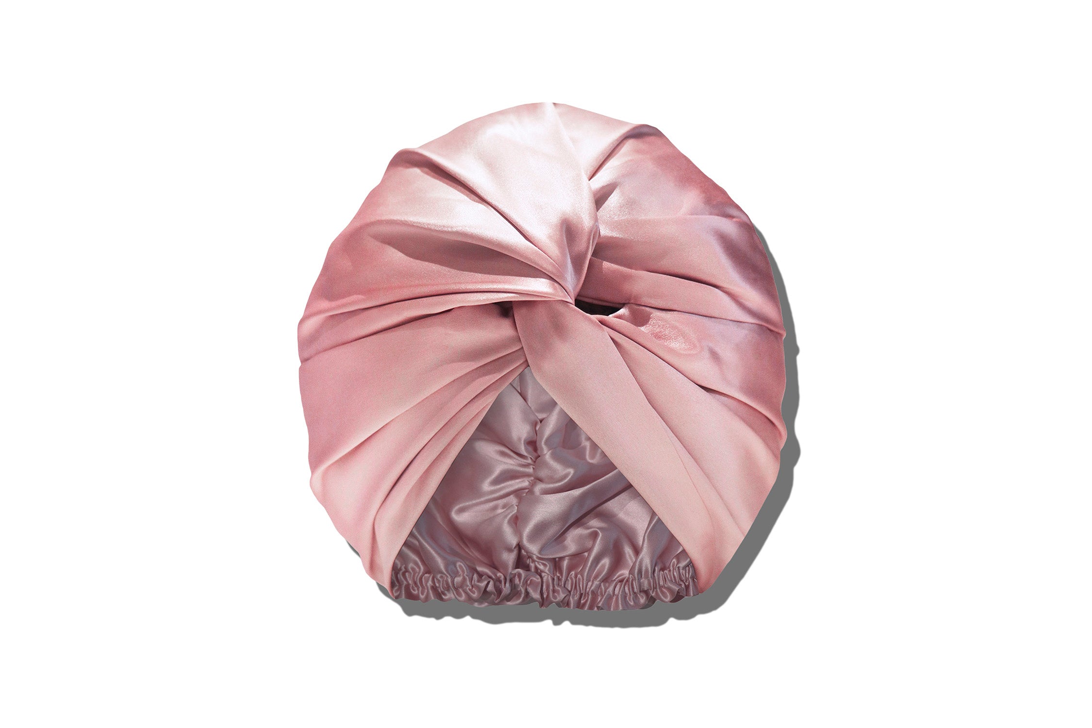 SLIP Pure Silk Pink authentic Turban- Double lined with smooth slipsilk-NEW IN BOX